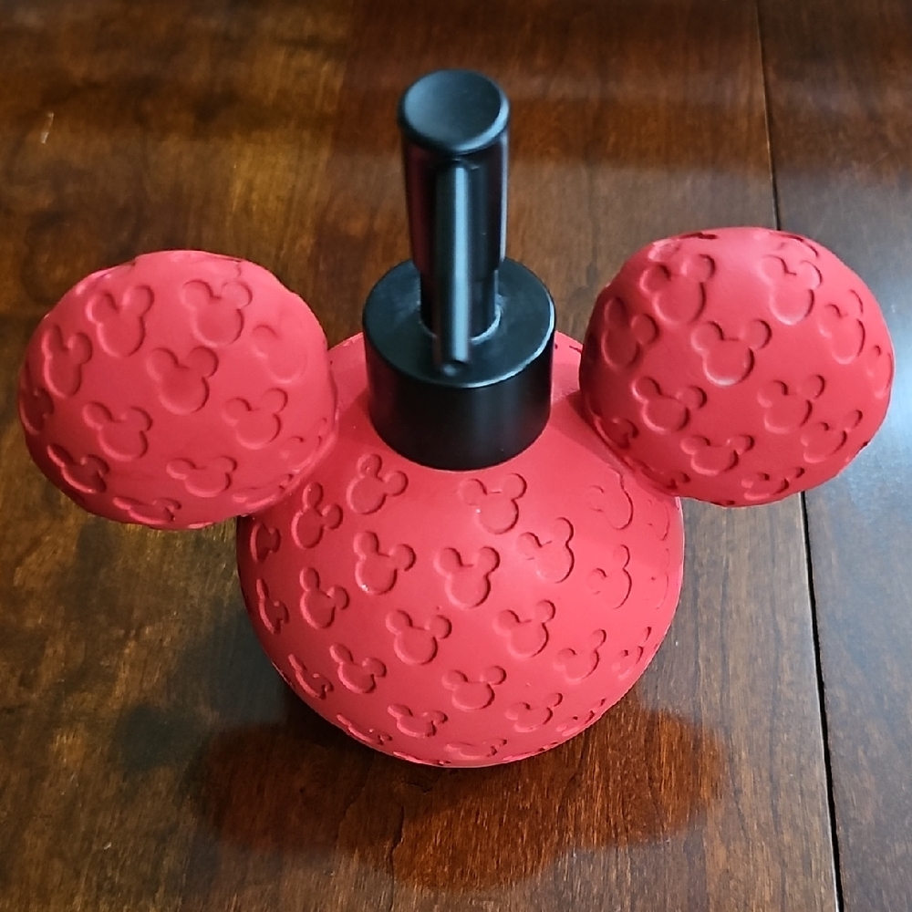 Disney Red Mickey Mouse Soap Dispenser